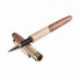 Leedemore-Bolígrafo de madera hecho a mano natural, pluma de regalo de lujo, personalizada, repuesto adicional de tinta negra