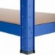 TecTake 800579 - Estantería metálica, Alturas ajustables, Fácil Montaje sin Herramientas - varios Modelos 350 kg | No. 40271
