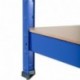 TecTake 800579 - Estantería metálica, Alturas ajustables, Fácil Montaje sin Herramientas - varios Modelos 350 kg | No. 40271