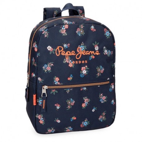 Pepe Jeans Sira Mochila Tipo Casual, 32 cm, 9.6 litros, Azul