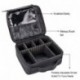 Windyeu Negro Mochila de Maquillaje Maletín Profesional Bolsa Impermeable Caso Portátil para Hombres y Mujeres Organizador de