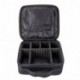 Windyeu Negro Mochila de Maquillaje Maletín Profesional Bolsa Impermeable Caso Portátil para Hombres y Mujeres Organizador de