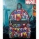 Mochila Marvel Avengers Capitán América Thor Hulk Iron Man para Niños Maleta Escolar Saqueo Viaje