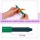 Tencoz Kit de lápices de Colores de Pintura de Cara, 6 Lavable no tóxica Grueso Brillante diversión Color Body Art Pintura Pa