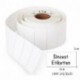 Sinoest Rollo de 1000 piezas Etiquetas Adhesivas Pegatinas 6 * 3 cm- Etiquetas Multiuso de Nombre para Direcciones Congelador