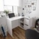 Habitdesign 008311A - Mesa Escritorio, Mueble de despacho, Modelo Adapta, Color Blanco Artik, Medidas: 74 x 120 x 77 cm …