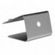 Slabo Soporte para portátiles tipo Notebook MacBook / MacBook Air / MacBook Pro / Notebooks "Aluminio" - SPACE GREY / GRIS