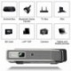 Tenswall 4K Proyector, 3800 Lumens Pico Videoproyector 1280x800 Spoyo 1080P, 4K, DLP Link 3D Mini Proyectores, 12000:1, Max30