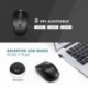TOPELEK Pack de Ultra-Delgado Teclado y Ratón Inalámbrico Silencioso y Portatil 2.4 GHz,USB, inalámbrico, Windows, QWERTY Esp