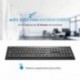 TOPELEK Pack de Ultra-Delgado Teclado y Ratón Inalámbrico Silencioso y Portatil 2.4 GHz,USB, inalámbrico, Windows, QWERTY Esp