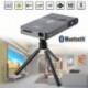 OTHA Proyector, Mini Proyector, Proyector Full HD Android 7.1, para iOS y Android, Smart Android Projector con Tripod Remote,