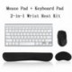 Alfombrilla de Ratón,KATUMO® Mouse Pad and Keyboard Wrist Support,Ratón Ergonómico con Reposamuñecas Muñecas del Teclado Anti