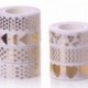 Isuper Belleza 5 rollo sellado de oro del estilo de Washi Tape cintas adhesivas decorativas para DIY Scrapbooking Crafts de e
