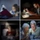 Luz de Lectura OMERIL Luz de Libro Recargable, 6 LED con 3 Modos de Brillo Luz Cálido y Blanco , 360 ° Flexible Lampara de L