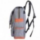 LITTHING Mochila Unisexo Secundaria Universitario y de Ocio Antirrobo Portátil Impermeable Viaje Cabe 15 plugadas Ordenador