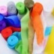 30 Rollos Papel Crepé Pinocho Bandas 12 Colores para Decoración Fiesta Cumpleaños Boda Diy Manualidades Tamaño de Cada Rollo 