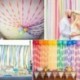 30 Rollos Papel Crepé Pinocho Bandas 12 Colores para Decoración Fiesta Cumpleaños Boda Diy Manualidades Tamaño de Cada Rollo 