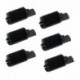 Printerfield 6 Pack Ribbon Ink Roller rodillo de tinta para IR-40 Impresora calculadora -Negro