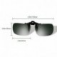 Stanbow Gafas de Sol con Clip, Gafa de Sol Polarizadas de Metal Lente Irrompible contra UV400, Unisexo Hombres y Mujeres par