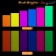 Neon Tape [6 Rollos] Cinta Adhesiva,UV Fluorescente Luz Negra, Neón Gaffer Tape, Glow In The Dark, Blacklight, 6 Colores, 25M