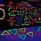 Neon Tape [6 Rollos] Cinta Adhesiva,UV Fluorescente Luz Negra, Neón Gaffer Tape, Glow In The Dark, Blacklight, 6 Colores, 25M
