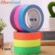 Neon Tape [6 Rollos] Cinta Adhesiva,UV Fluorescente Luz Negra, Neón Gaffer Tape, Glow In The Dark, Blacklight, 6 Colores, 25M