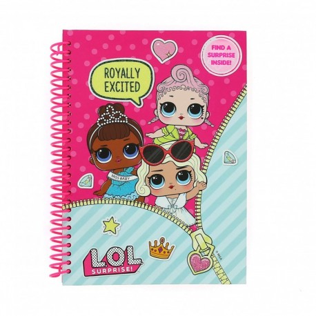 Cuaderno tamaño A5 de LOL Surprise