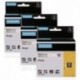 3 Cartuchos compatibles DYMO 18488 Etiquetas industriales Nylon flexible con DYMO Rhino Pro LabelWriter Etiquetas industriale