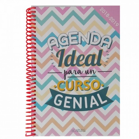 Agenda escolar 18/19 semana vista - Frases positivas