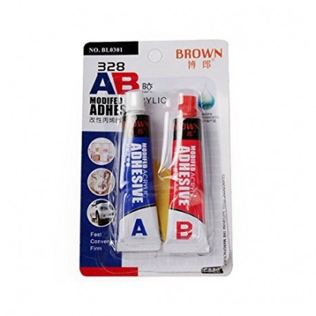 EsportsMJJ Brown 16 De 328 Ml Ab Modificado Acrílico Pegamento Adhesivo Super Sticky Para Reparación De Caucho Cuero Plástico