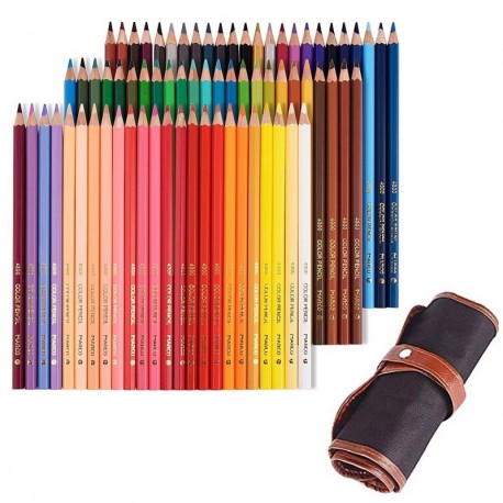 Tomkity Set 72 Lápices de Colores Dibujo Lapices de Dibujo con Bolso