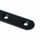 Corner Brace ETSAMOR Soporte de ángulo 90 Grado forma de L 4pcs soporte de esquina 126 x 80 x 3mm espesar soporte negro para 