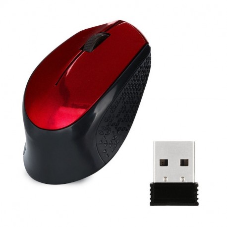 Theshy Ergonomics - Ratón óptico inalámbrico, 2,4 GHz, silencioso, Incluye Receptor USB 2.0 para portátil