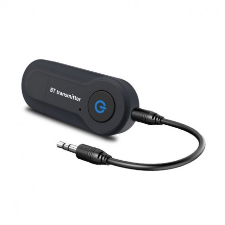 Aigoss Transmisor Bluetooth USB Adaptador de Audio Inalámbrico 3.5mm para TV/Ordenador/ Auriculares/Altavoz, Baja Latencia,Co