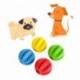 Rrunzfon Bola de Limpieza de Dientes Juguetes para Perros Mascotas Pelota de Goma Elástica
