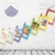 FineInno 10Pcs Marco de Fotos de Papel Kraft con Clips de Madera y Yute Guine Decoraciones de Pared y hogar