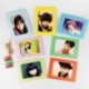 FineInno 10Pcs Marco de Fotos de Papel Kraft con Clips de Madera y Yute Guine Decoraciones de Pared y hogar