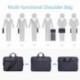 HOMIEE Bolsa para Portátil, Maletín Portátil 13 Pulgadas, Bolso Bandolera, Maletín para Portátli de 13.3 Pulgadas, Multifunci