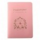 Arbre Organizador Funda de Pasaporte Carteras Pasaporte Soporte Protección Cubierta Rosa 