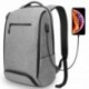 Mochila Hombre de Viaje, Mochila de Ordenador con Puerto USB y Bolso Antirrobo, Mochila para Portátil hasta 15.6 Pulgadas - G