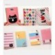 Nikgic Hot Stationery – asequible 4 Unidades Set Cute Animal Durable Adhesivo klebezettel klebezettel Multicolor Papel Escola