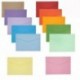 Mini Enveloppes, INTVN 120 Pièces Multi Couleur Enveloppes Petite Mignon Enveloppes avec 120 Pièces Rond Kraft Autocollants p