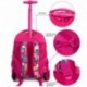 Niños Trolley Mochila Escolar Bolso - Niña Niño 2 Ruedas Con Ruedas Equipaje De Viaje Para Niños Con Bolsa Trolley