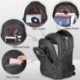 KUSOOFA Mochila Hombre, Mochila Escolar 15.6 Pulgadas con Carga USB, Laptop Mochila con Portátil Compartimento Grueso para Ho