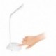Eaxus lámpara de escritorio/ – Lámpara de mesa con función táctil y cuello flexible. 3 niveles de brillo. energieeffiziente A