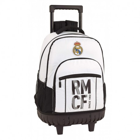 Real Madrid 611854818 2018 Mochila Escolar 45 cm, Blanco
