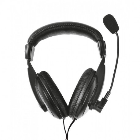 Trust Vega - Auriculares USB con micrófono, Color Negro