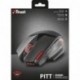 Trust Gaming GXT 4130 Pitt - Ratón inalámbrico de Gaming, Color Negro