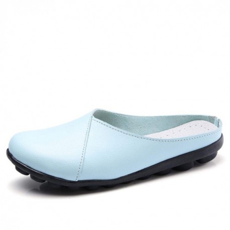 Covermason Zapatos Tacón alto mujer verano 2018, planos suaves de color puro Pisos para mujeres