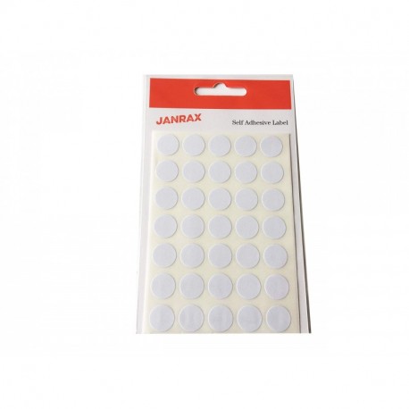 Paquete de 280 etiquetas autoadhesivas redondas de 13 mm en blanco